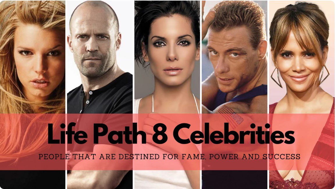life path number 8 celebrities