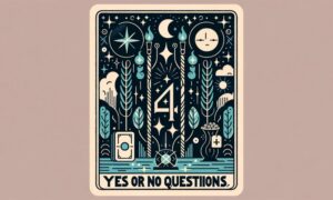 4 of Wands Tarot Card in Yes or No Questions