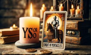 Knight of Pentacles Tarot Card in Yes or No Questions