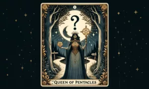 Queen of Pentacles Tarot Card in Yes or No Questions