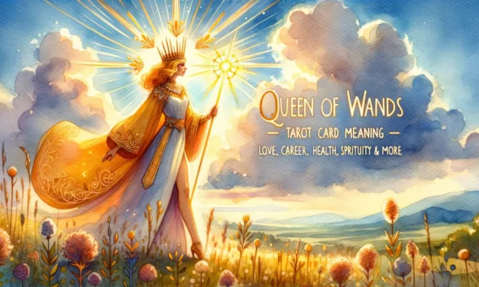 Queen of Wands Tarot Card Meaning Love, Career, Health, Spirituality & More