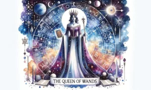 Queen of Wands Tarot Card and Astrology