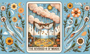 The Reversed 4 of Wands Tarot Card Meaning