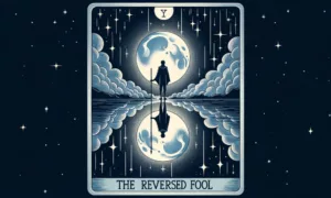 The Reversed Fool Tarot Card Meaning