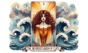 The Reversed Queen of Cups Tarot Card Meaning