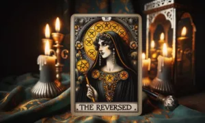 The Reversed Queen of Pentacles Tarot Card Meaning