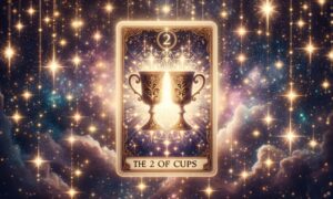 The Upright 2 of Cups Tarot Card Meaning