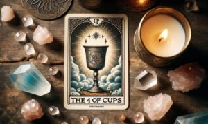 The Upright 4 of Cups Tarot Card Meaning