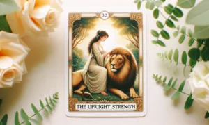 The Upright Strength Tarot Card Meaning