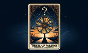 Wheel of Fortune Tarot Card in Yes or No Questions