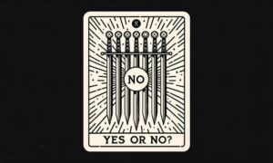 10 of Swords Tarot Card in Yes or No Questions