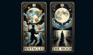 2 of Pentacles and The Moon