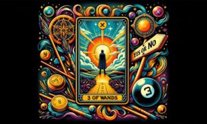 3 of Wands Tarot Card in Yes or No Questions