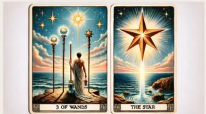 3 of Wands and The Star