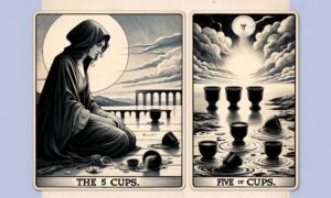 5 of Cups and Five of Cups