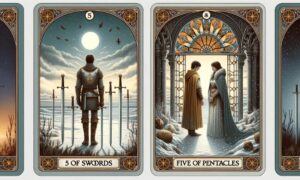 5 of Swords and Five of Pentacles