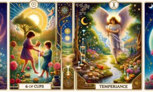 6 of Cups and Temperance