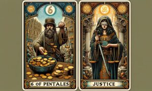 6 of Pentacles and Justice