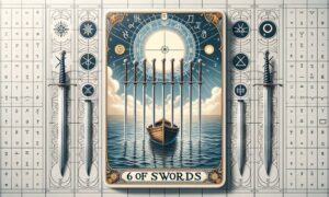6 of Swords Tarot Card and Astrology