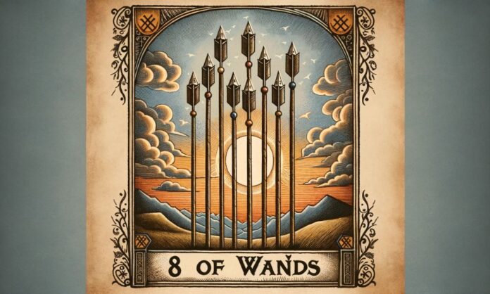 8 of Wands Tarot Card Meaning Love, Career, Health, Spirituality & More