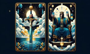 King of Cups and Ace of Swords