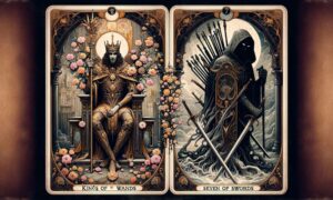 King of Wands and Seven of Swords