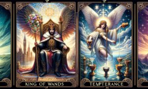 King of Wands and Temperance