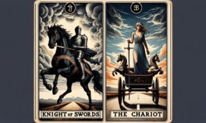 Knight of Swords and The Chariot