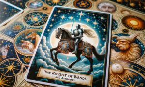 Knight of Wands Tarot Card and Astrology
