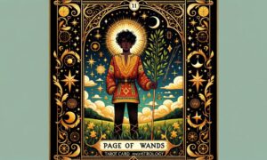 Page of Wands Tarot Card and Astrology