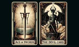 The Devil and Ace of Swords