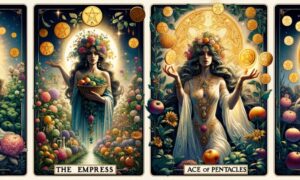 The Empress and Ace of Pentacles