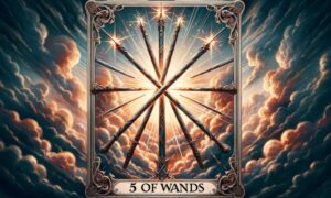 The Reversed 5 of Wands Tarot Card Meaning