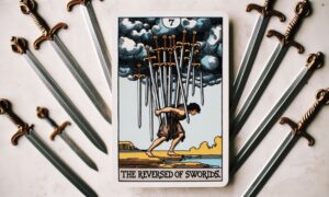 The Reversed 7 of Swords Tarot Card Meaning