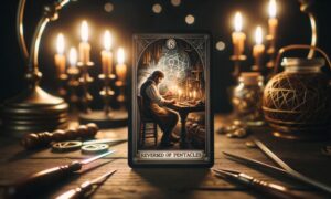 The Reversed 8 of Pentacles Tarot Card Meaning