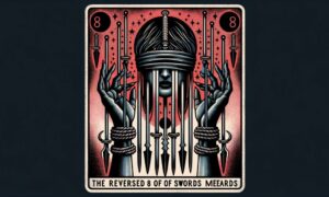 The Reversed 8 of Swords Tarot Card Meaning