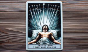 The Reversed 9 of Swords Tarot Card Meaning