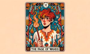 The Reversed Page of Wands Tarot Card Meaning