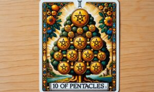 The Upright 10 of Pentacles Tarot Card Meaning