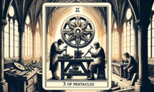 The Upright 3 of Pentacles Tarot Card Meaning
