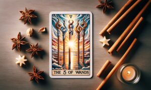 The Upright 5 of Wands Tarot Card Meaning