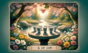 The Upright 6 of Cups Tarot Card Meaning