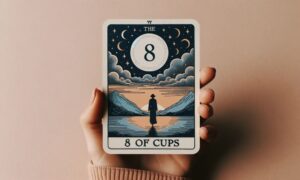 The Upright 8 of Cups Tarot Card Meaning