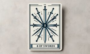 The Upright 8 of Swords Tarot Card Meaning