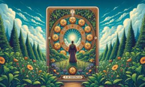 The Upright 9 of Pentacles Tarot Card Meaning