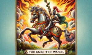 The Upright Knight of Wands Tarot Card Meaning