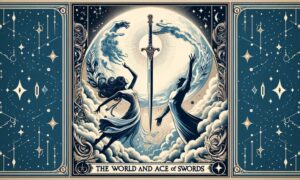 The World and Ace of Swords